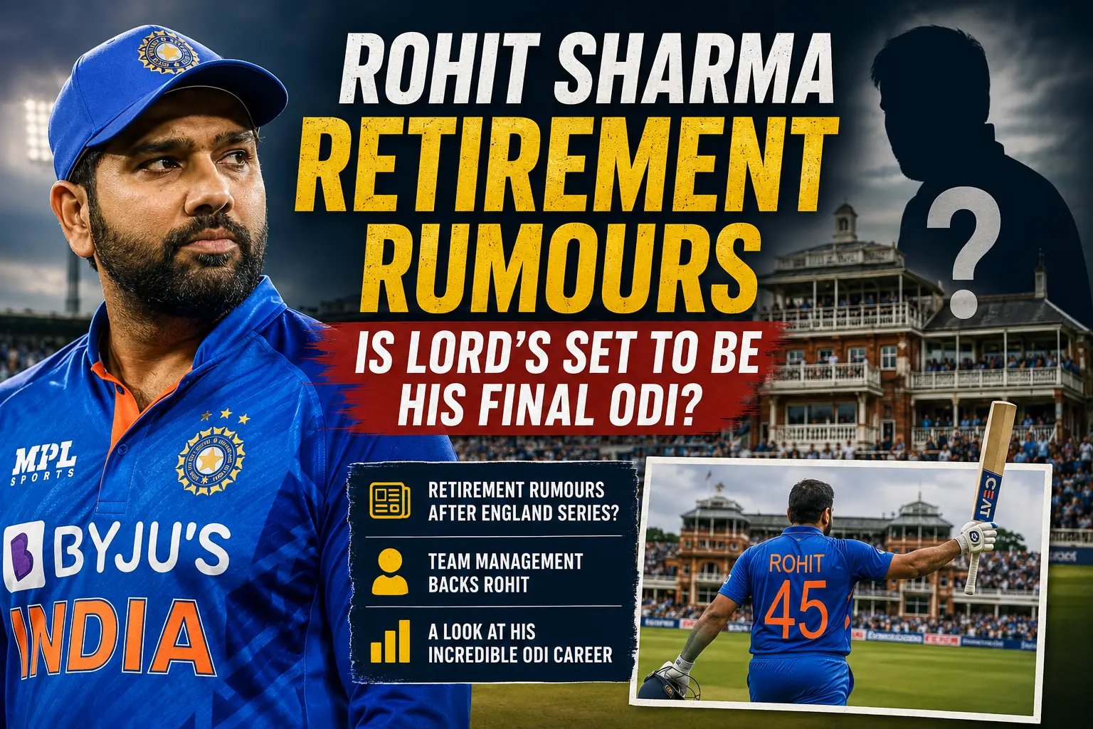 Rohit Sharma Retirement